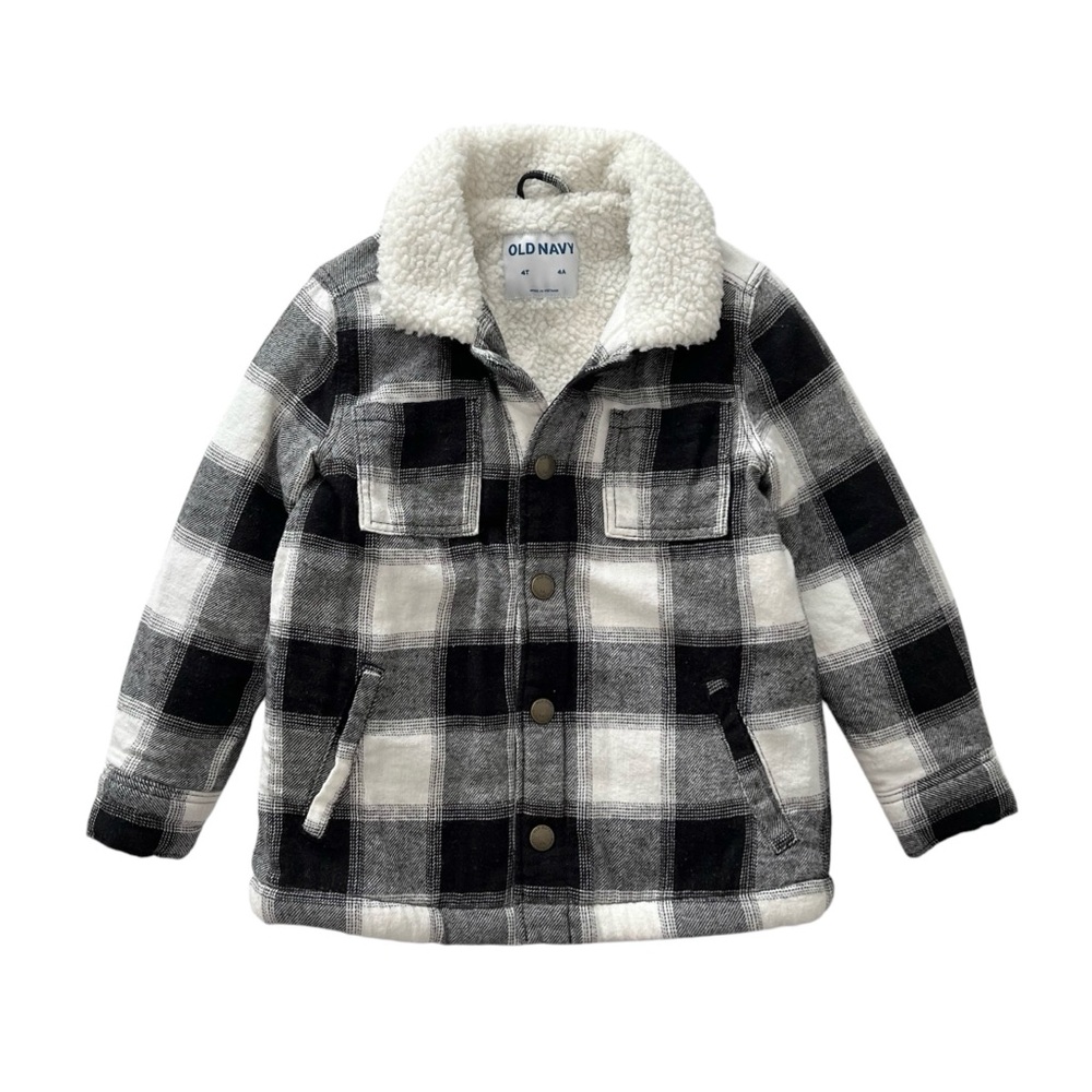 Old Navy toddler boys plaid shacket
